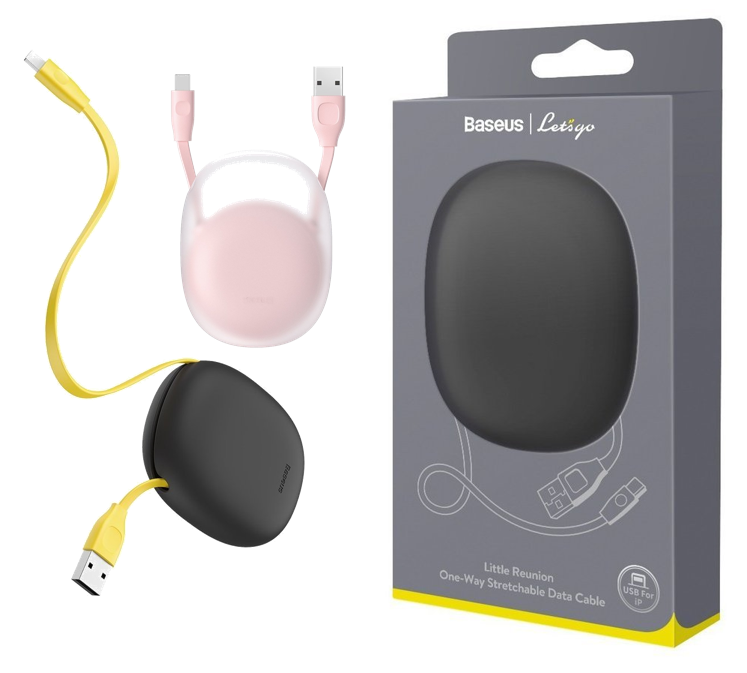 Baseus Let's go, Cable de Carga Retráctil para Iphone. 2A. 1m(+3. Dto:12.52%)-CALRNGY