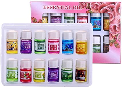 Pack de 12 Aceites Esenciales 3ml para Humidificador y Aromaterapia-Plus0150