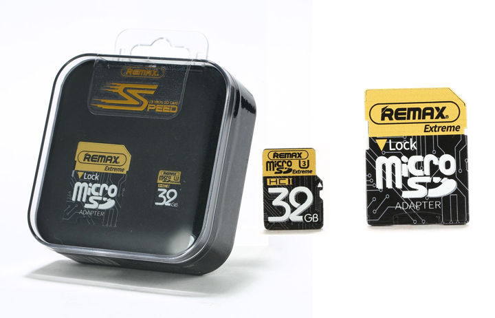 Micro SD Remax U3 32GB con Adaptador-TARRXU332G 