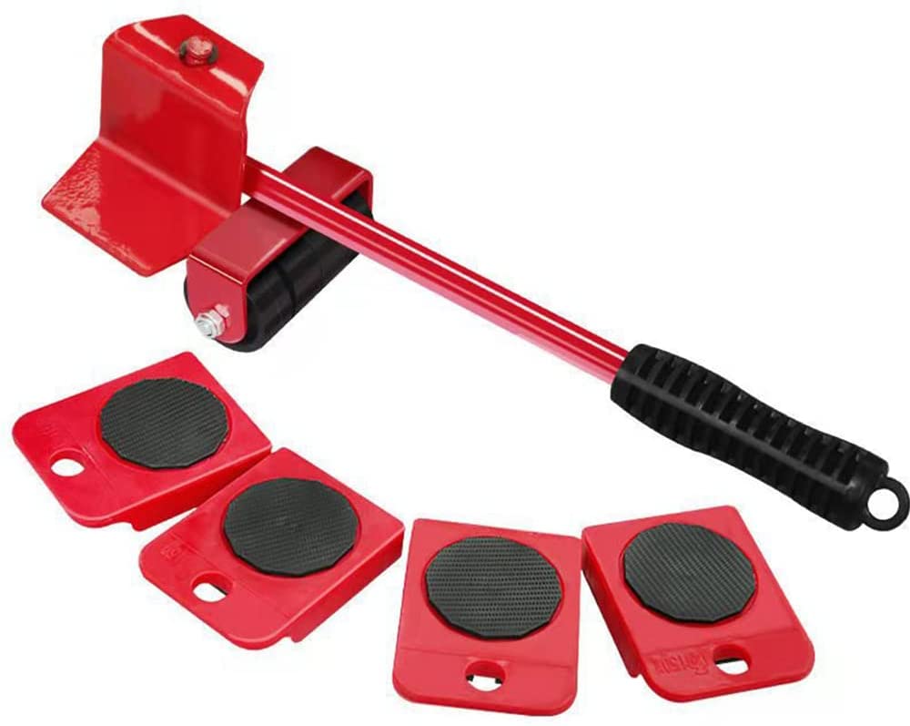 Kit Elevador de Muebles Multiuso con Ruedas, 5 Piezas(+3. Dto: 12.52%)-Plus0164