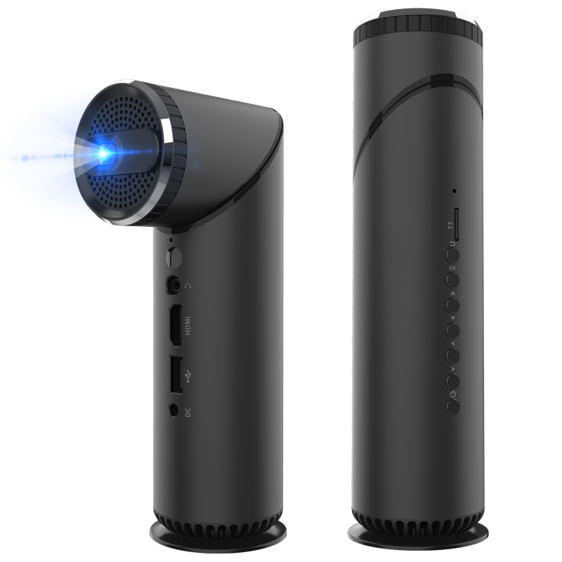 Mini Proyector Recargable Inteligente WiFi, Bluetooth, 4K (17 cm)(+3. Dto: 2.81%)-K5H Black