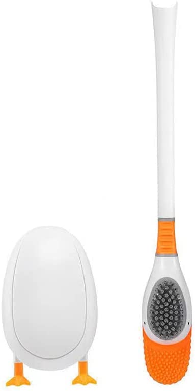 Cepillo Flexible de Inodoro Tipo Pato con Cerdas y Base de Silicona(+3. Dto: 24.87%)-JS2088