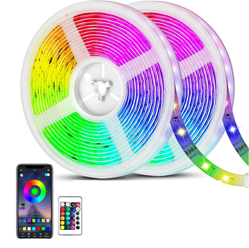 Cinta LED STRISCIA, RGB Bluetooth 10m, Control Remoto(+3. Dto: 7.7%)-Plus0189