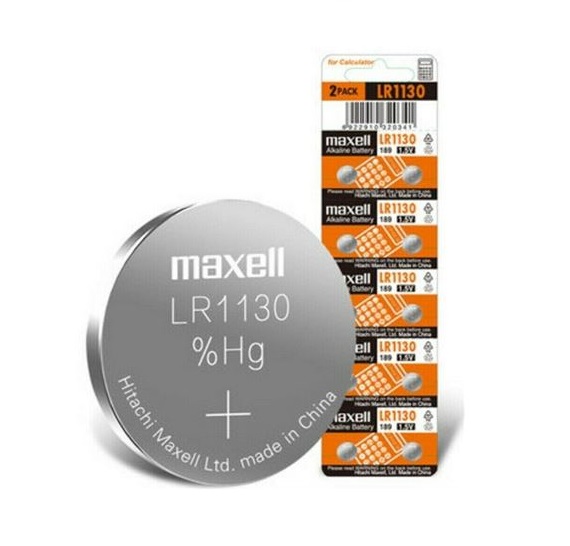 Batería Alcalina Maxell, Tipo Botón 1.5V-LR1130