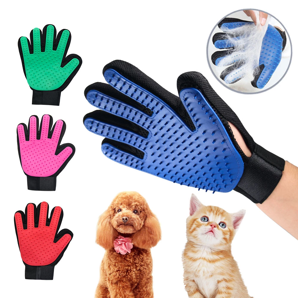 Guante de Peinado y Removedor de Pelusa de Mascota (True Touch)(+3. Dto: 33.44%)-Plus0198