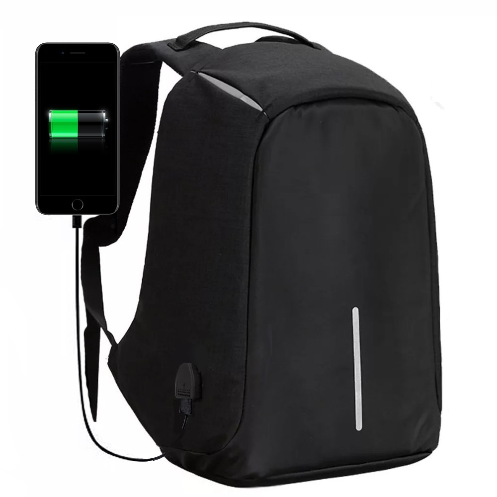 Mochila Antirrobo con Cable USB (34 x 48 cm)(+3. Dto: 7.7%)-Plus0199