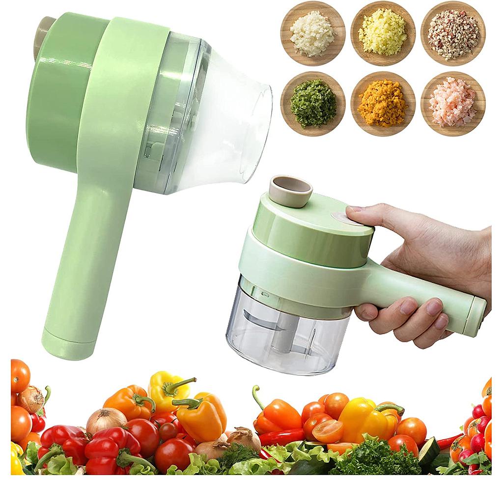 Picatodo Triturador Recargable, Portátil, Multifunción (Gatling Food Chopper)(+3. Dto: 10.01%)-Plus0178