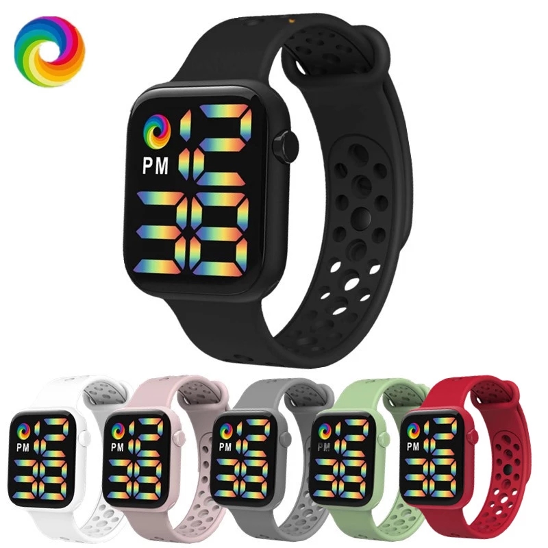 Reloj con luces online led