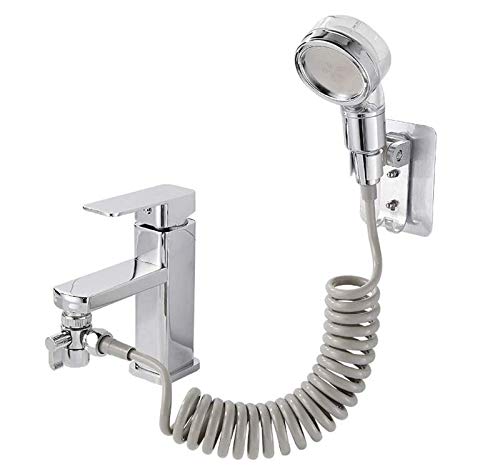 Grifo Tipo Ducha Ajustable para Lavabo, Fregadero, Lavamanos-LD-498