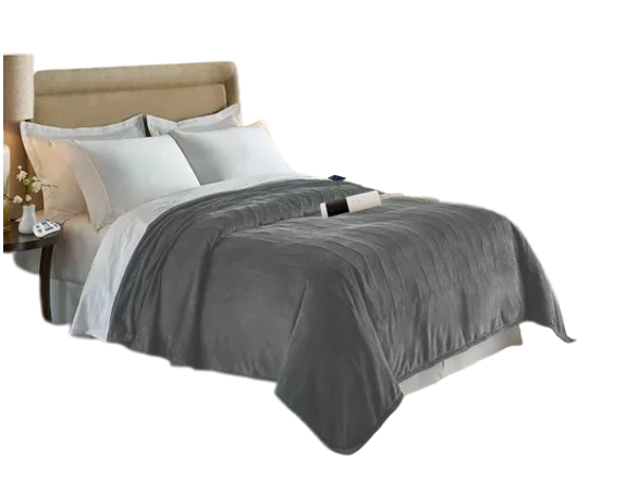 Cobija Térmica Eléctrica con Temporizador, Apagado Automático y Control Multifunción(165 cm x 133 cm)(+3. Dto: 4.11%)-DQ77