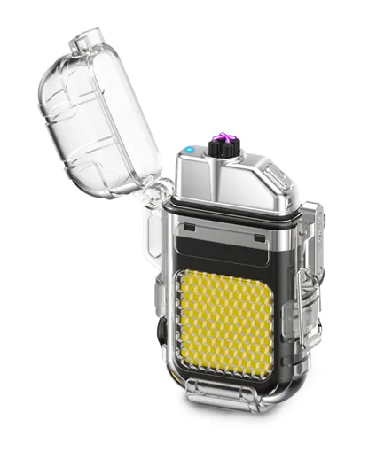Encendedor Eléctrico Recargable con Mini Linterna LED-SN-224