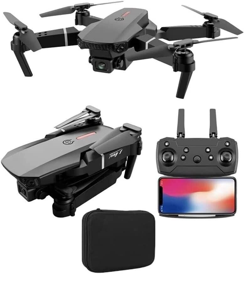 Drone Smart Doble Cámara HD, Multifunción, Sistema Retención de Altitud-E88
