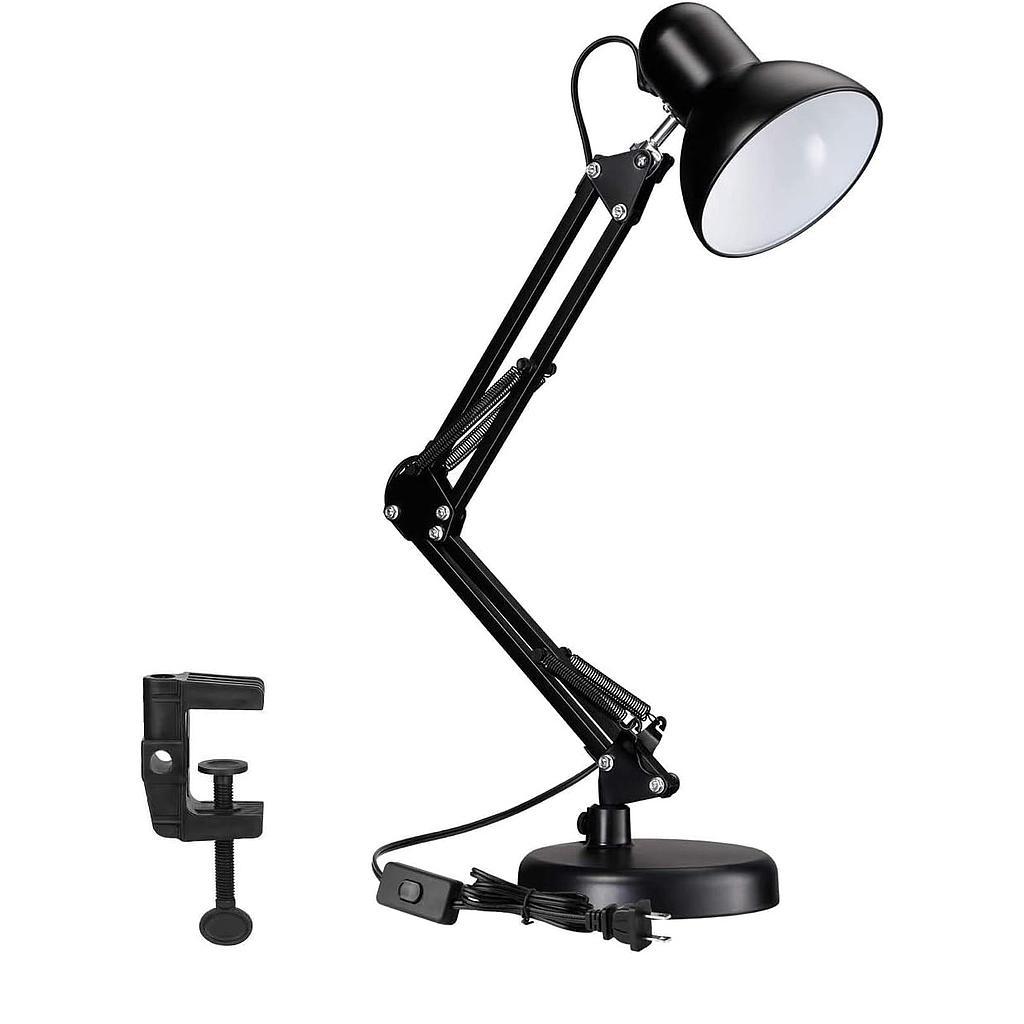 Lámpara LED Metálica de Escritorio, Brazo Plegable y Giratorio-AT-1002