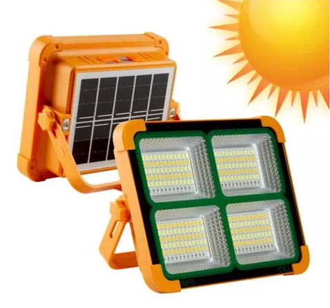 Reflector LED Portátil, Carga Solar y USB, 5 Modos de Iluminación. Power Bank(+3. Dto: 7.7%)-NY-9805-C