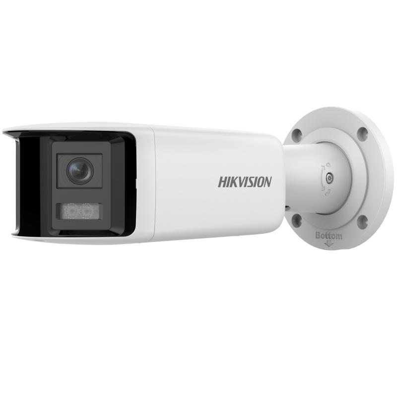 Hikvision, Cámara Exterior IP Tubo Sellada Panorámica 4MP L 28MM(+3. Dto: 1.43%)-DS-2CD2T47G2P