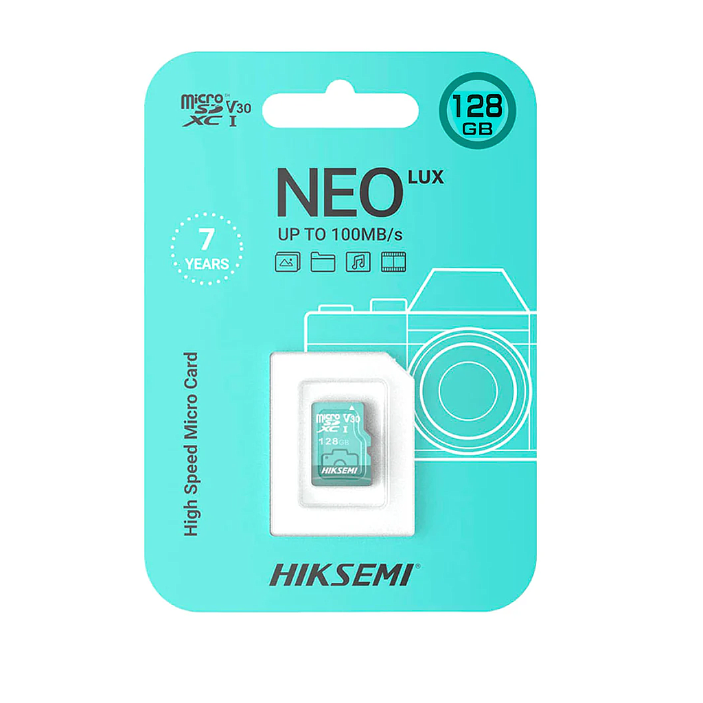Hikvision, Micro SD, Clase 10, 128GB (+3. Dto: 5%)-HS-TF- D3/128G/NEOLUX