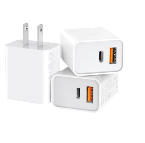 Cargador, Adaptador de Pared Dual Tipo C (20W) y USB 3.0 (+3. Dto: 16.69%)-SN-1695