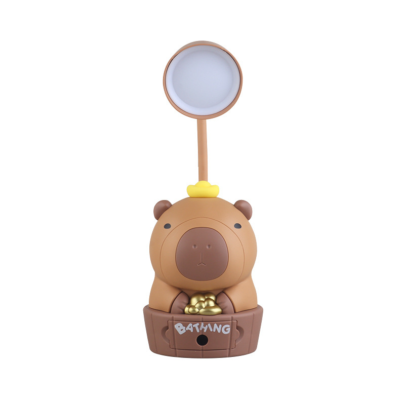 Lámpara LED Plegable, Recargable, Sacapuntas, Tipo Capibara(+3. Dto: 14.31%)-XJD-73