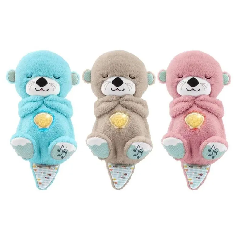 Peluche Musical LED de Nutria que Respira(+3. Dto: 10.01%)-SN-1290
