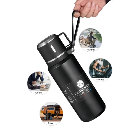 Termo de Acero Inoxidable, 700ml(+3. Dto: 7.15%)-SN-2451