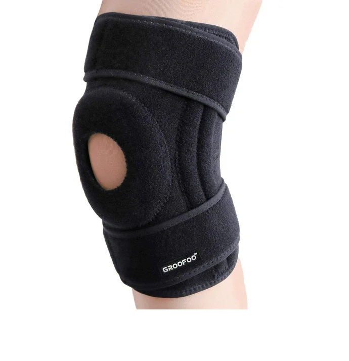 Rodillera de Neopreno con Rótula Abierta, Estabilizadores Laterales Ajustables(+3. Dto: 16.69%)-SN-561