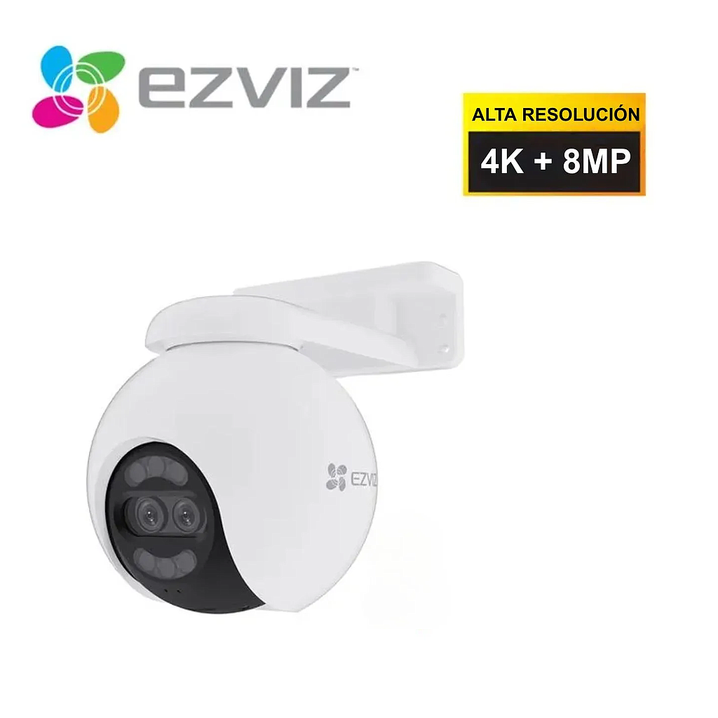 Ezviz, Cámara Exterior Triple Lente 4K, H80F-R200-(+3. Dto: 3.08%)-CS-H80X-R1008G82WKFL