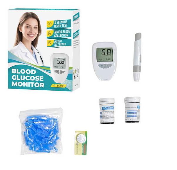 Glucómetro Digital, Medidor Electrónico de Glucosa(+3. Dto: 7.15%)-JHBGM001A