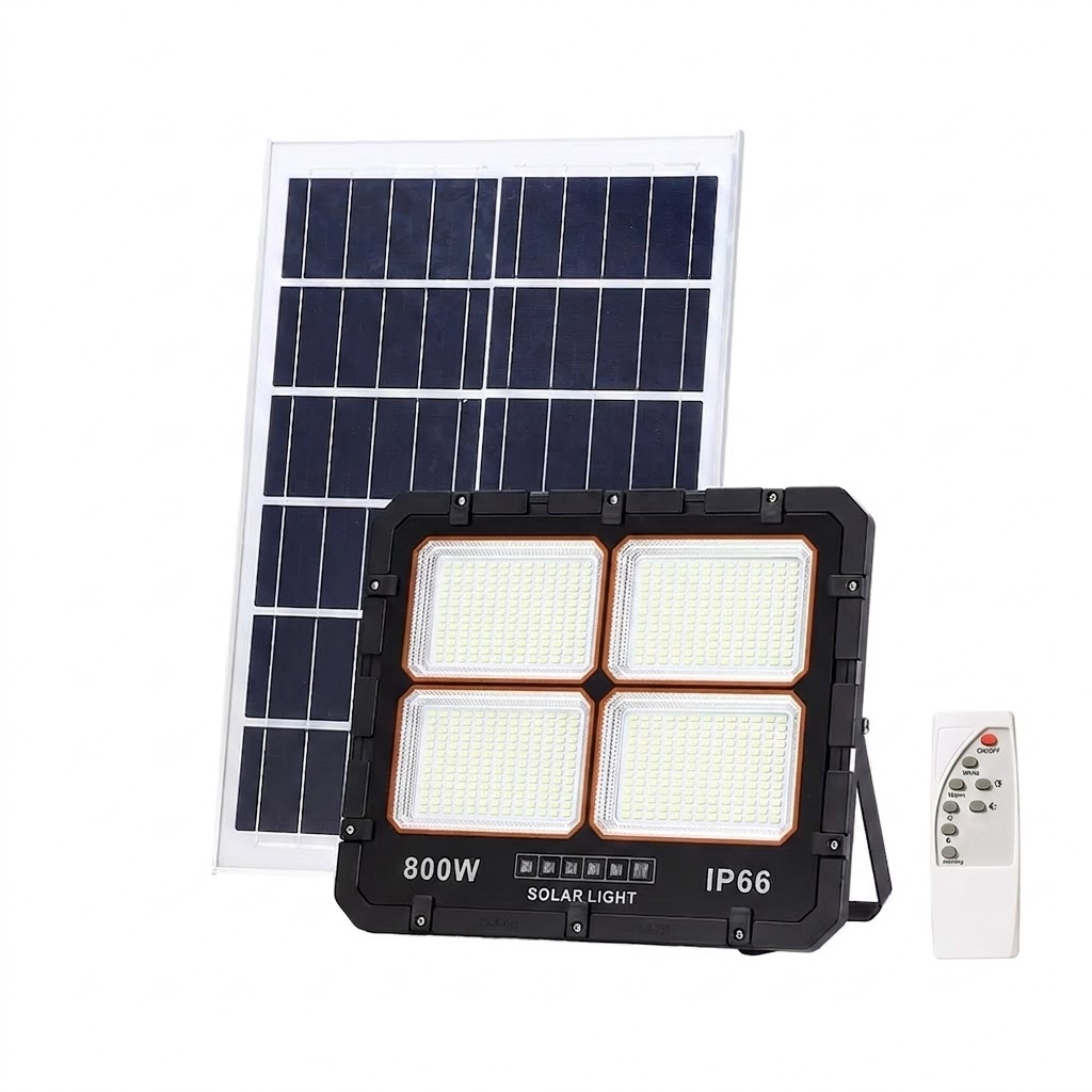 Reflector LED Solar, 800W, IP66 + Control Remoto(+3. Dto: 5%)-TYN81D