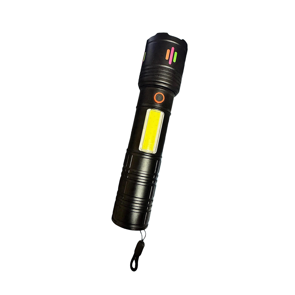  Linterna LED Recargable de Largo Alcance, Aleación de Aluminio, Zoom(+3. Dto: 9.1%)-BN-2