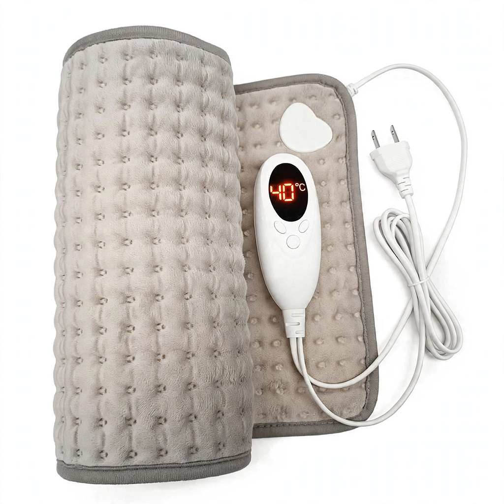  Manta Térmica Eléctrica con Control Multifunción(220V)(30 cm x 54 cm)(+3. Dto: 7.7%)-Plus0306