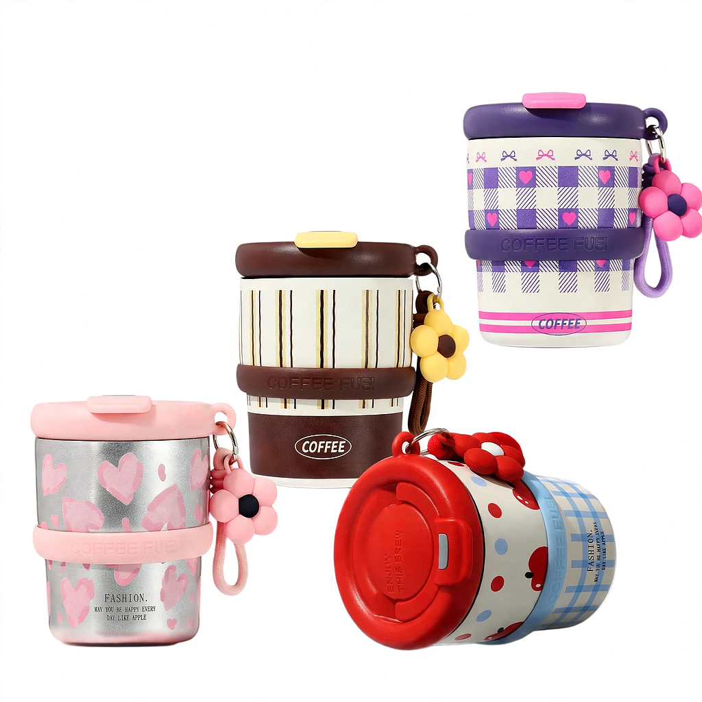 Taza, Vaso Térmico para Bebidas Frías y Calientes-Plus0312