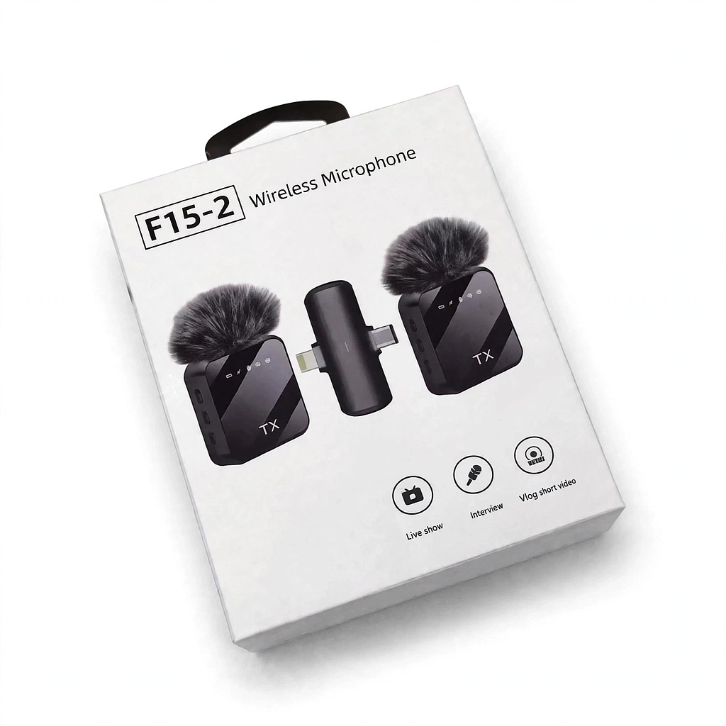 Micrófono Inalámbrico Profesional para Celular(+3. Dto:10.01%)-F15-2