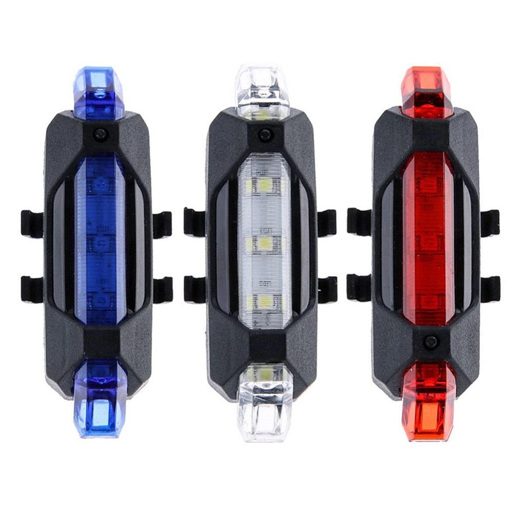 Luz LED para Bicicleta o Scooter con Bateria Recargable - Promart