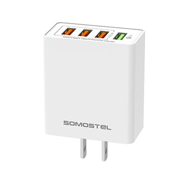 Somostel Cargador 4 USB QC 3.0 - SMSA08