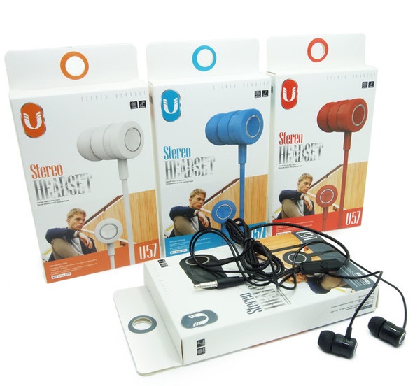 Audífonos Earphones U57 Negros(+3. Dto: 12.28%)- AUDU57BLA