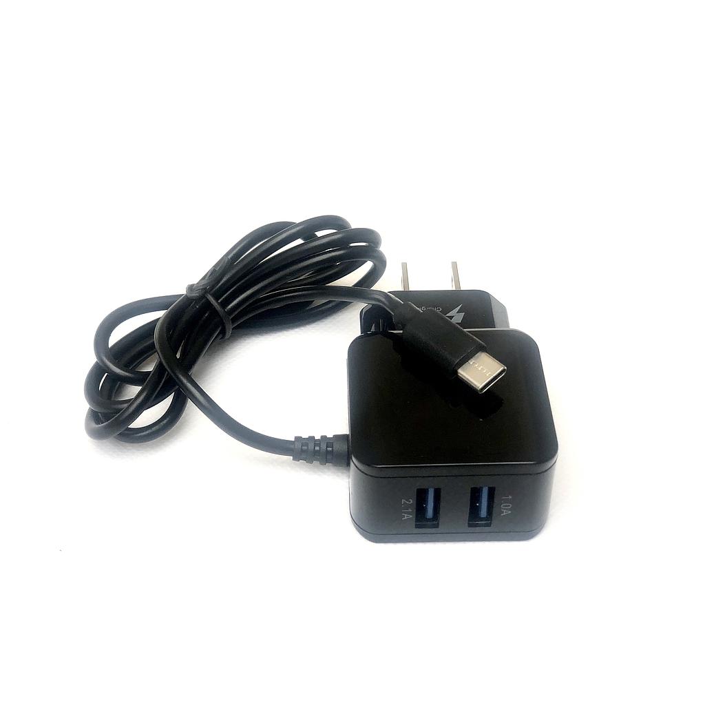 Cargador Adaptador de Teléfono tipo C con USB Dual(+3. Dto: 24.87%)-Plus0006