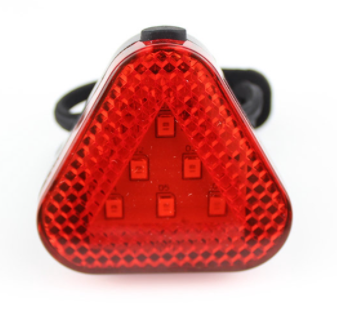 Luz LED Triángulo 3 Tiempos para Bicicleta (Incluye 2 pilas CR2032)(+3. Dto: 20.04%)-32062