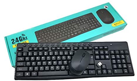 Teclado Inalámbrico + Mouse Inalámbrico(+3. Dto:14.3%)-TJ-808