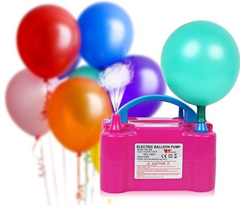 Bomba Eléctrica para Inflar Globos (2 boquillas-600W)(+3. Dto: 6.25%)-73005