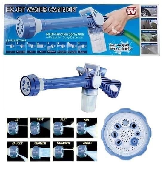 Pistola de Agua 8 en 1 Multifunción (Ez Jet Water Cannon)(+3. Dto: 12.52%)-Plus0111